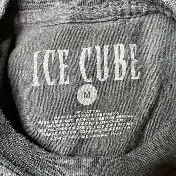 Ice Cube Black Graphic Print Tshirt Size Medium - Picture 3 of 3